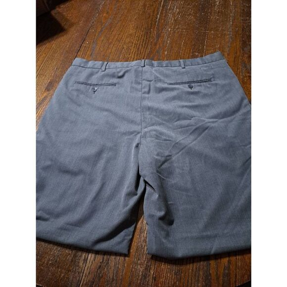 40x32 Van Heusen Grey Flat Front Casual Dress Suit Tuxedo Formal Wear Pants - Picture 4 of 4